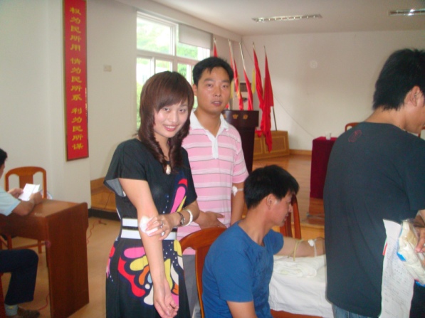 無償獻(xiàn)血現(xiàn)場