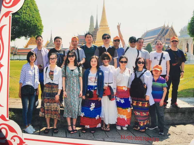 泰國(guó)皇宮合影